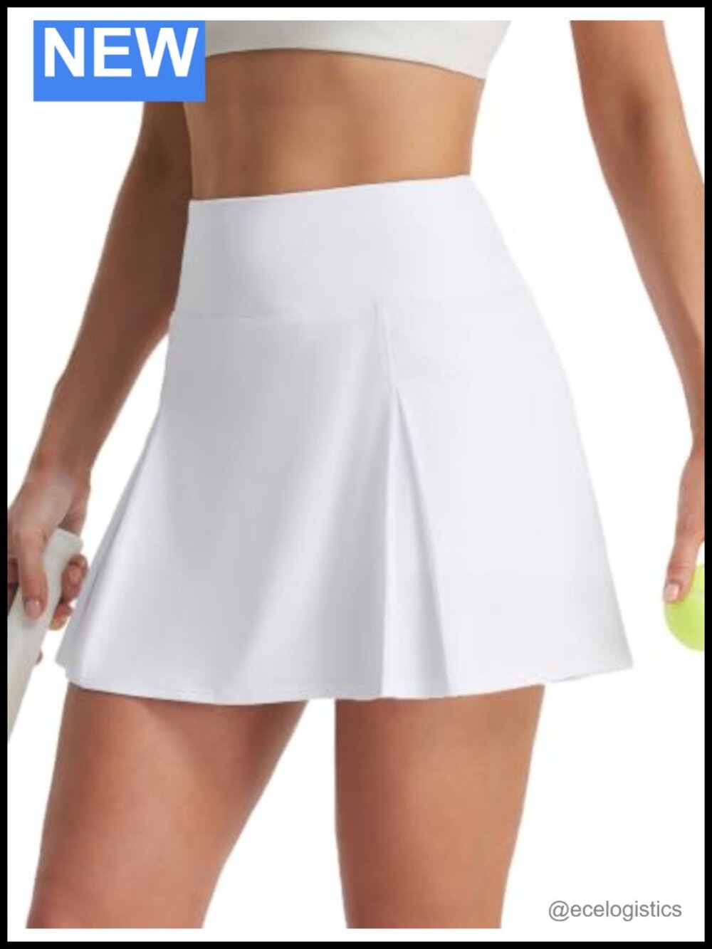 High Waisted Athletic Skort with Pockets for Tennis Golf Pickleball